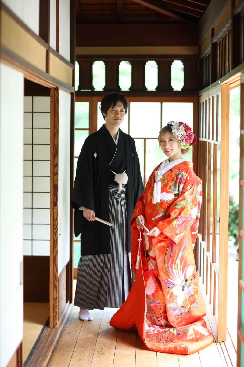 茶室を使っての撮影