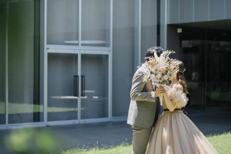 ブランドドレスでの撮影