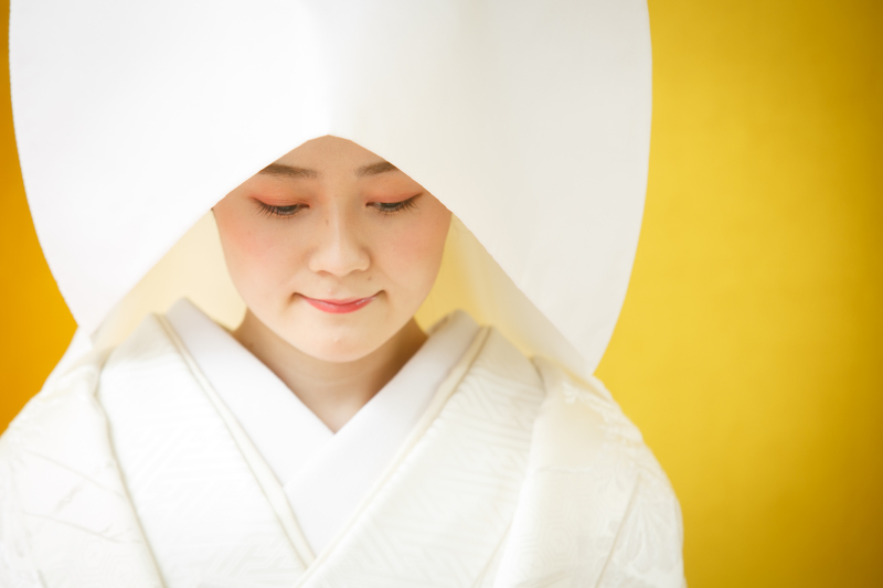 綿帽子での撮影が素敵♡