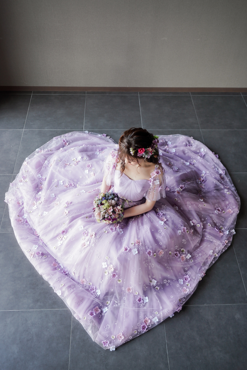 カラードレスにチェンジ♡