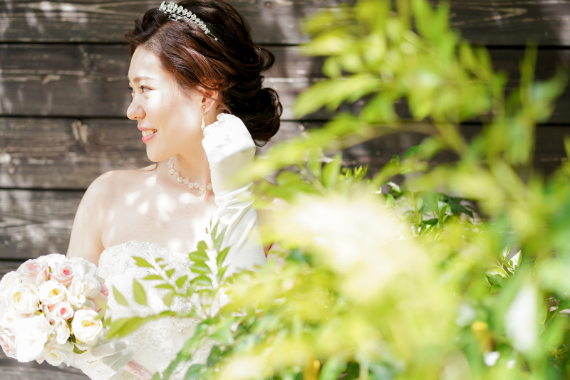 ウェディングドレスにチェンジ♡