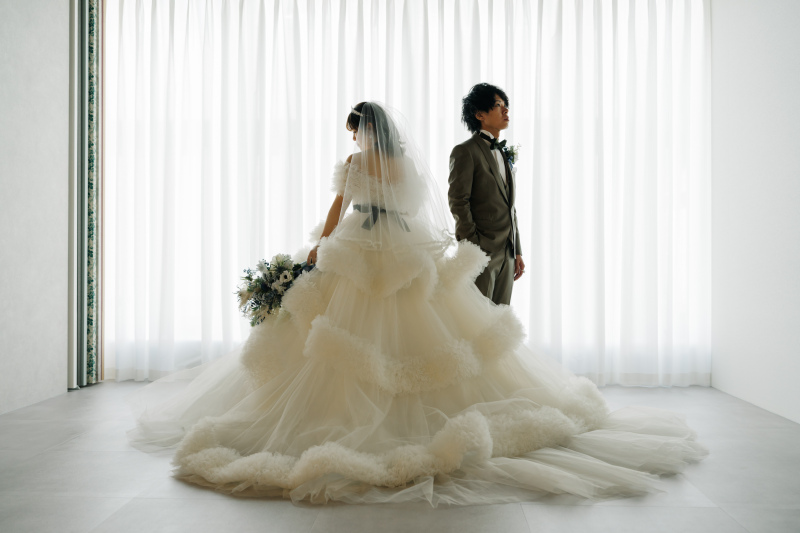 お衣裳とお二人の姿をしっかりと残せます◎