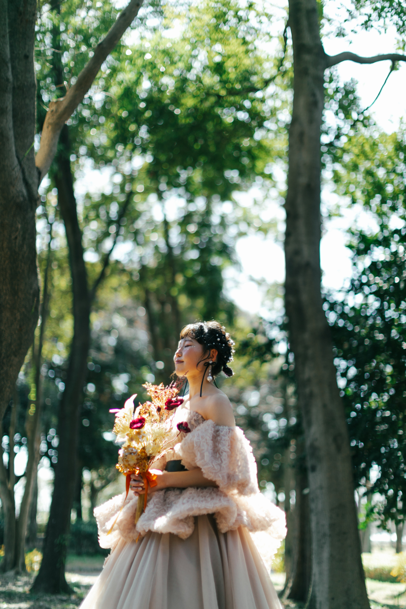 庄内緑地公園ロケーション撮影プラン！自然と光につつまれる透明感溢れる撮影を！