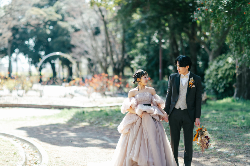 庄内緑地公園ロケーション撮影プラン！自然と光につつまれる透明感溢れる撮影を！