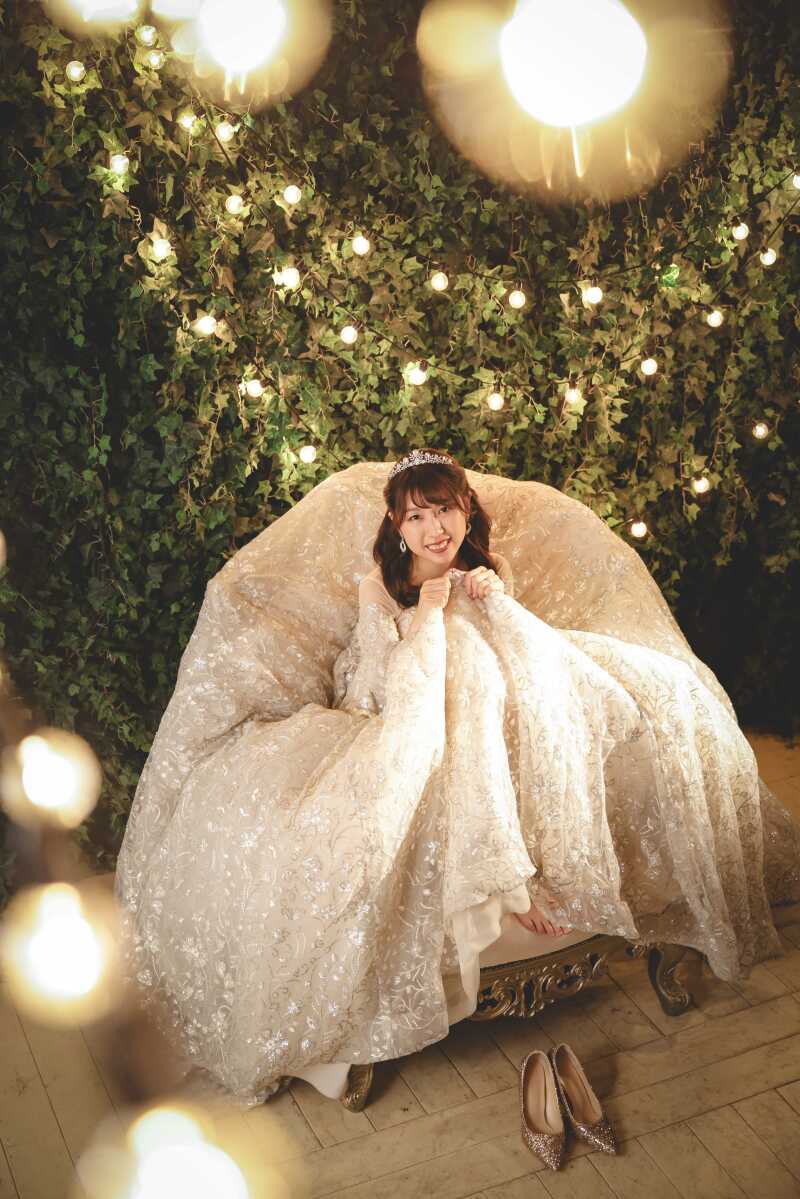 キラキラのドレス