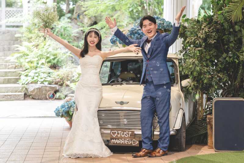 シャボン玉とMINI