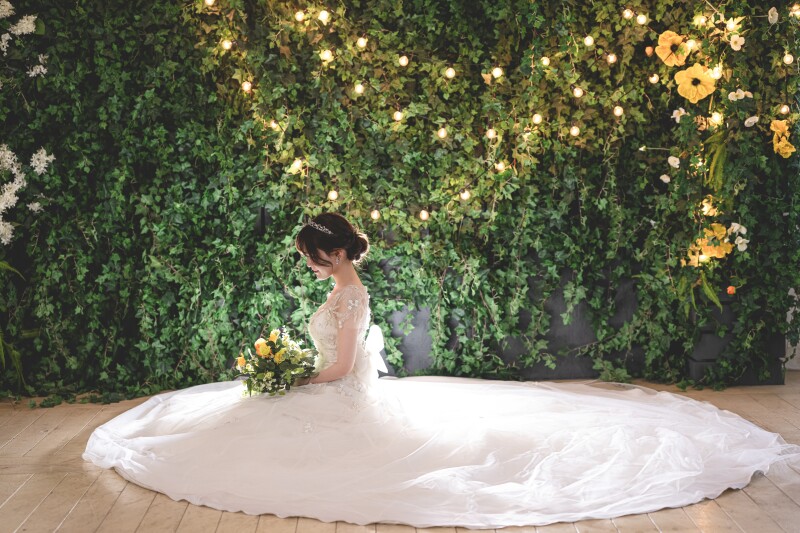 優雅に広がる、ドレスの魔法