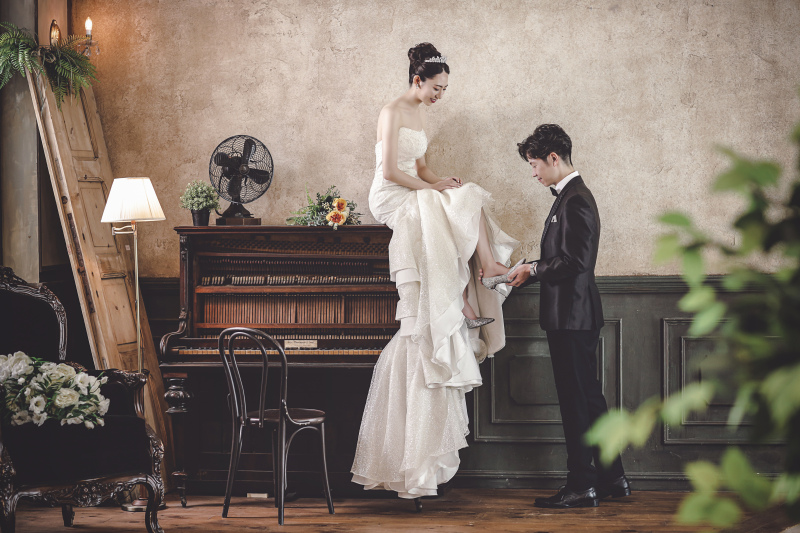 お洒落なスタジオで