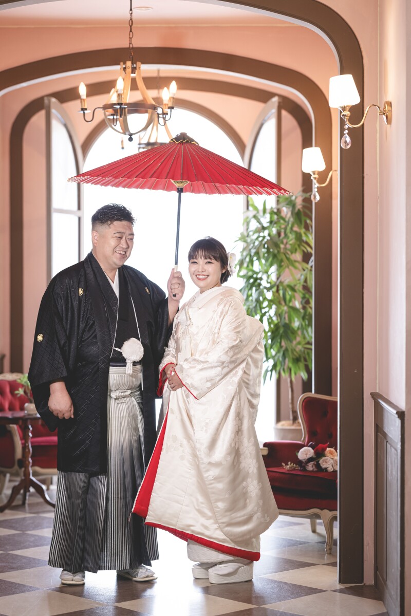 お茶目な花嫁と共に