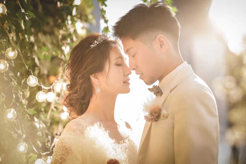 花束のプレセントと