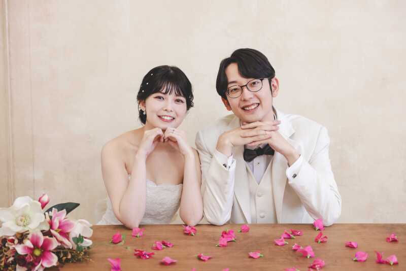 お2人らしい笑顔