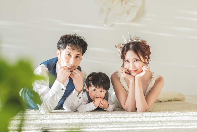 寝ころびながら…