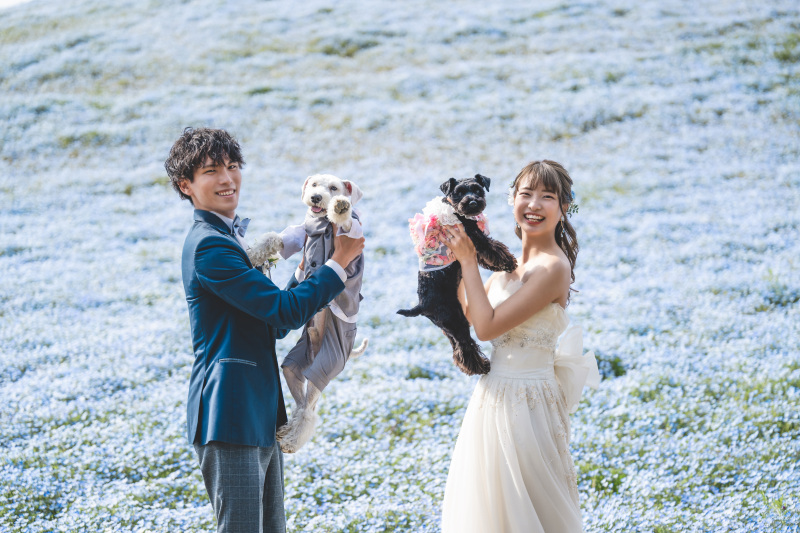 BRIDAL PHOTO STUDIO LUXE -スタジオ リュクス-_ペットと一緒に撮影できる