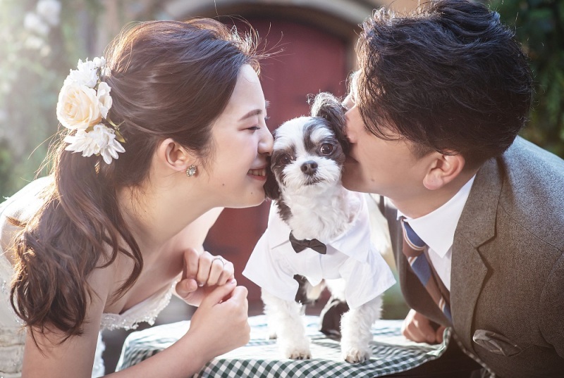 BRIDAL PHOTO STUDIO LUXE -スタジオ リュクス-_ペットと一緒に撮影できる