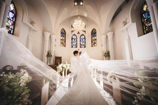 【Photorait限定】本格チャペルフォトプラン｜ドレスや小物は何を選んでも追加料金なし｜データ、美容、ヘアメイク付♪