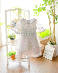 2-29dGY-U　グレー花刺繍