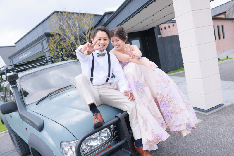 お車とのお写真も・・・