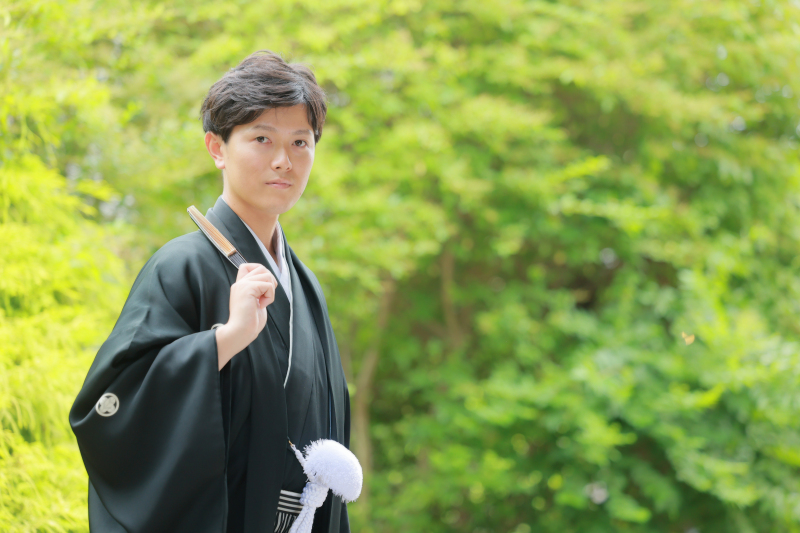 ご新郎様お一人ポーズ