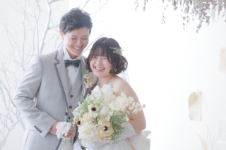 笑顔あふれるお二人のフォトウエディング♡