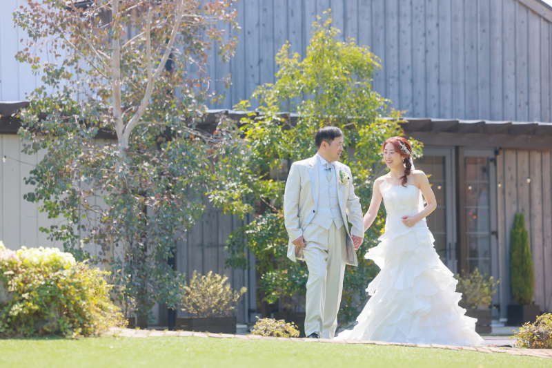 お庭をお散歩♪