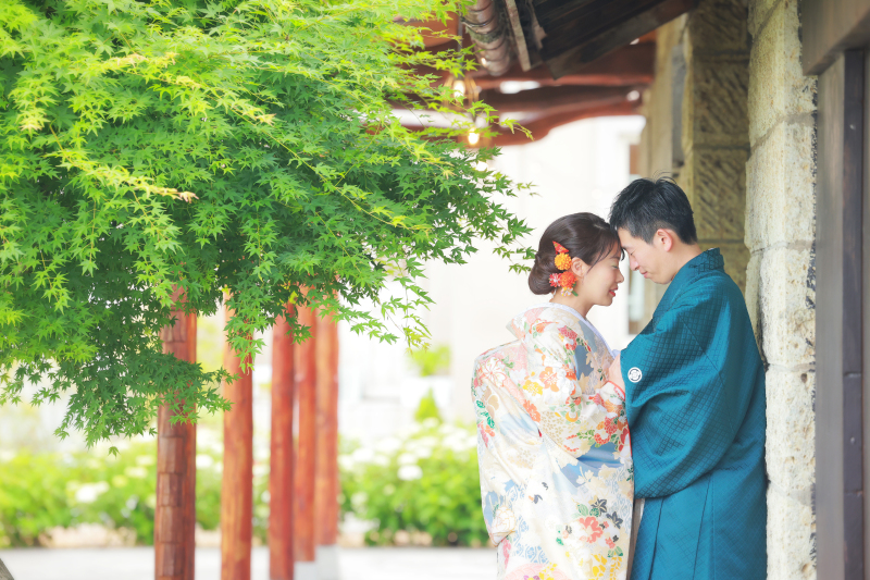 おでことおでこをくっつけて♡