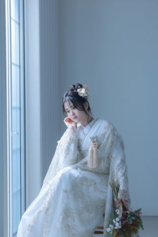 天使の森 宇都宮Bloom_【新和装】オ－ガンジ－！！華やかなレ－スの打掛