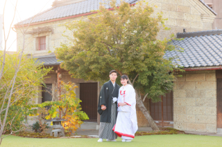 大谷石の蔵での撮影