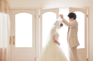 ベールダウン風写真