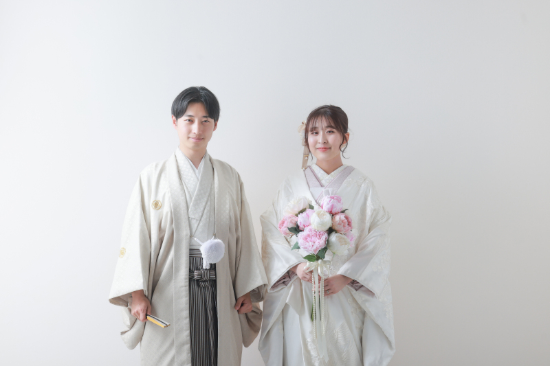 【前撮り】白無垢&times;洋髪綿帽子　小物を使ってのこだわりのウエディング～♪　