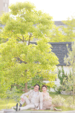 天使の森 宇都宮Bloom_お庭フォト【カラードレス】