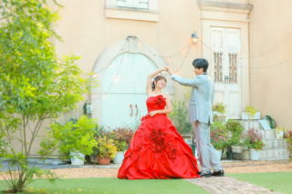 天使の森 宇都宮Bloom_お庭フォト【カラードレス】