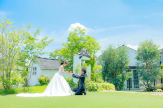 天使の森 宇都宮Bloom_お庭フォト【ウエディングドレス】