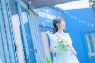 天使の森 宇都宮Bloom_お庭フォト【ウエディングドレス】