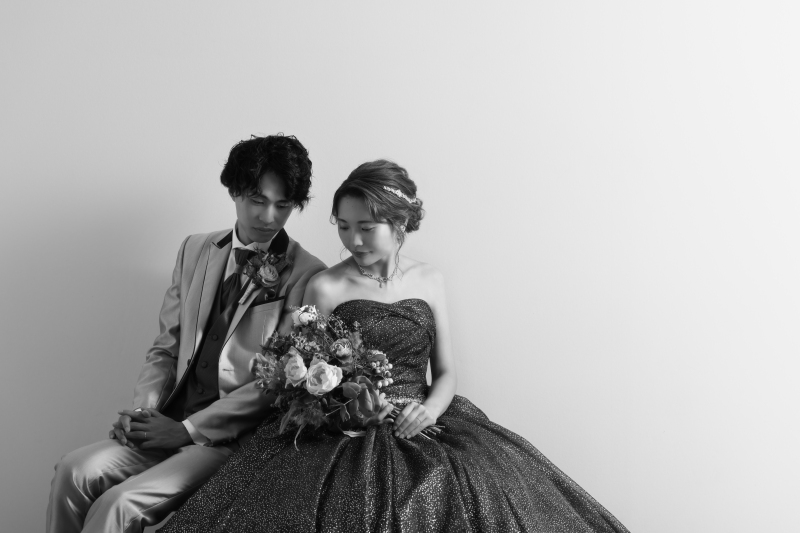 白黒のカッコイイお写真も違った雰囲気で素敵ですよね！