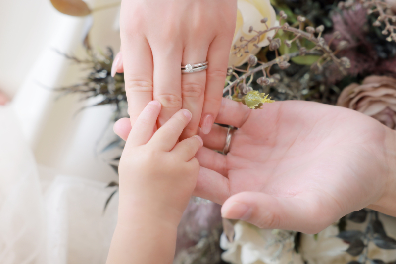 家族でファミリーフォトウエディング※1歳~2歳までのお子様衣装レンタル代1着込み・アルバム・データ付き!