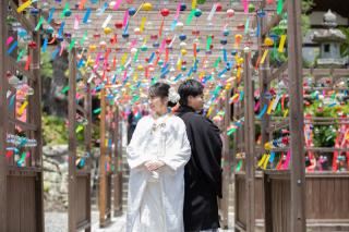 和装ロケーション【風鈴祭り】寺院