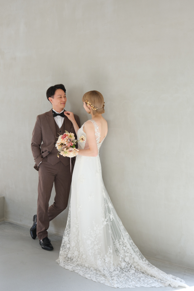 2人で向かい合って