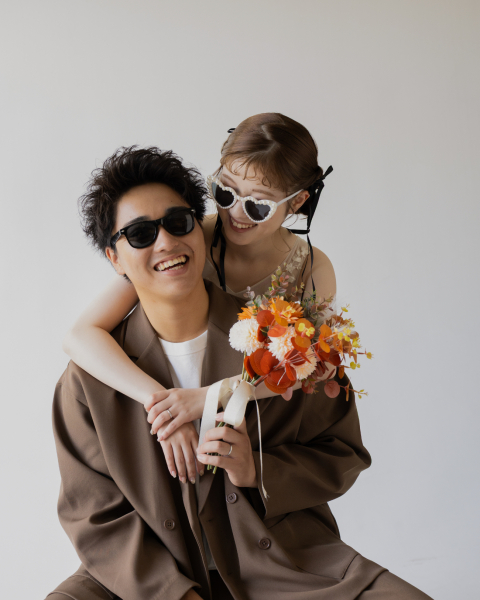 洋装でお茶目に!