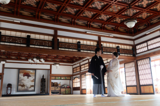 【amu-wedding】可睡斎で和装寺院ロケーション撮影