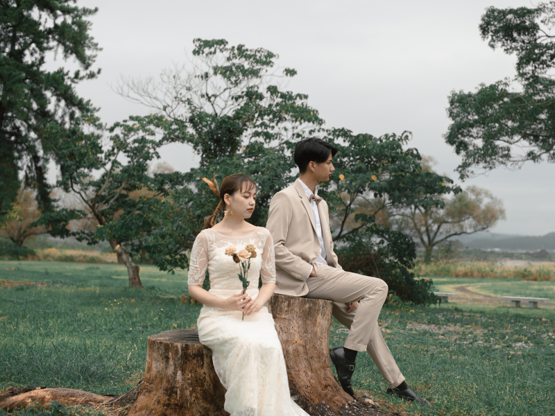 曇り空も味方につけて。