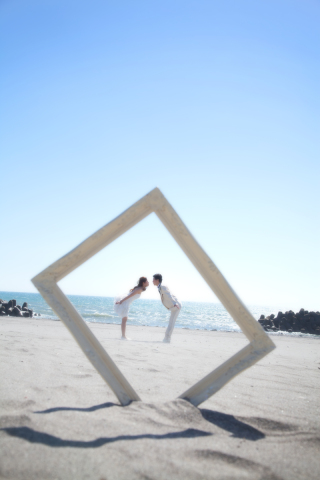 ☆サマーキャンペーン☆海での開放的な撮影で、思い出に残るフォトウェディングに♪