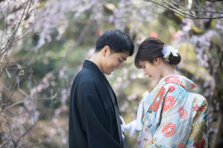 【和装】浜松城公園（桜ロケーション撮影）・【洋装】dupo