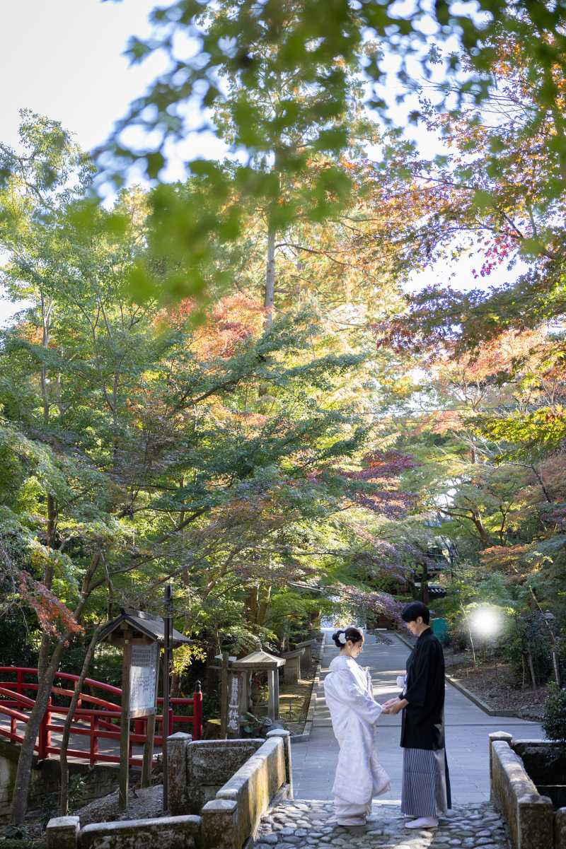 和装・油山寺ロケーション撮影