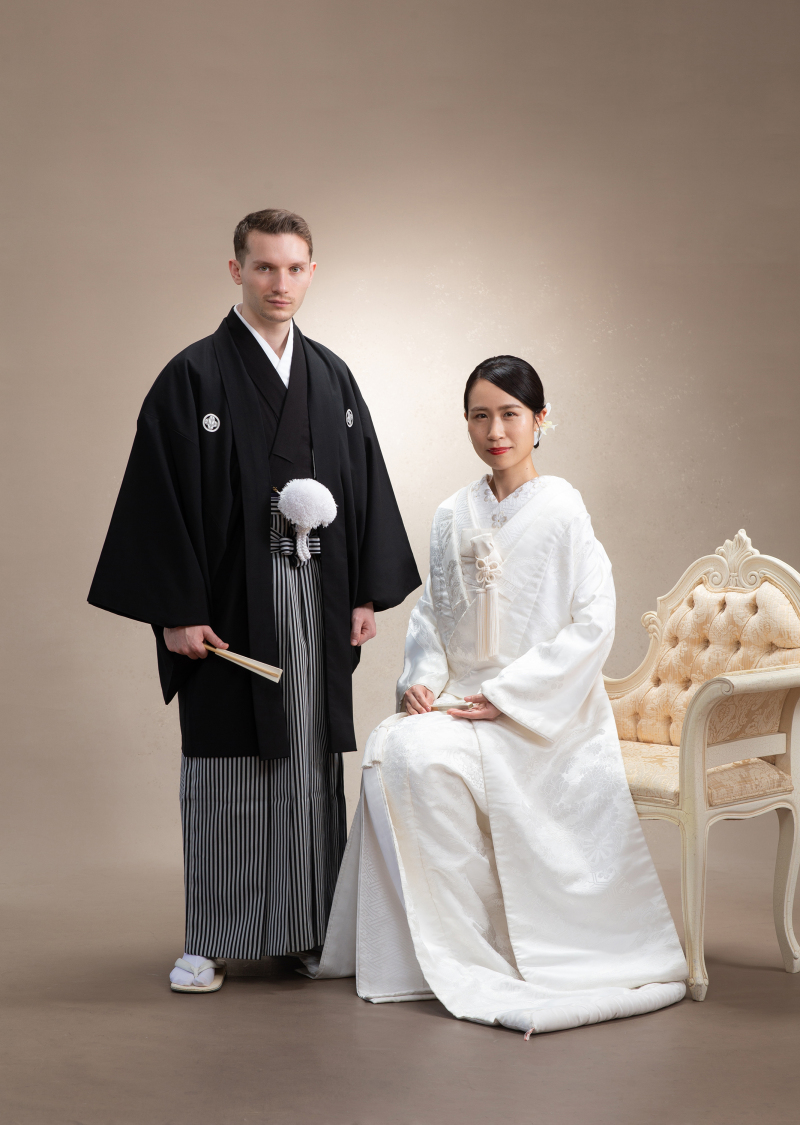 伝統的なスタジオでのクラシック撮影も
