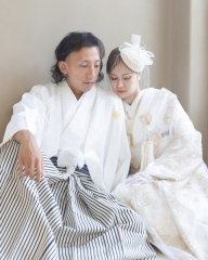 新作和装でのフォトウェディング