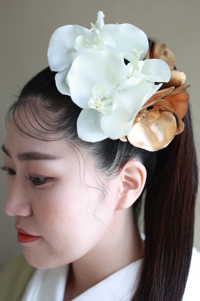 和装でのヘアスタイル