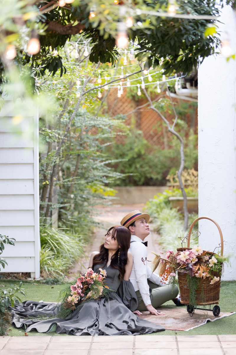 カラードレス「ガーデン撮影」