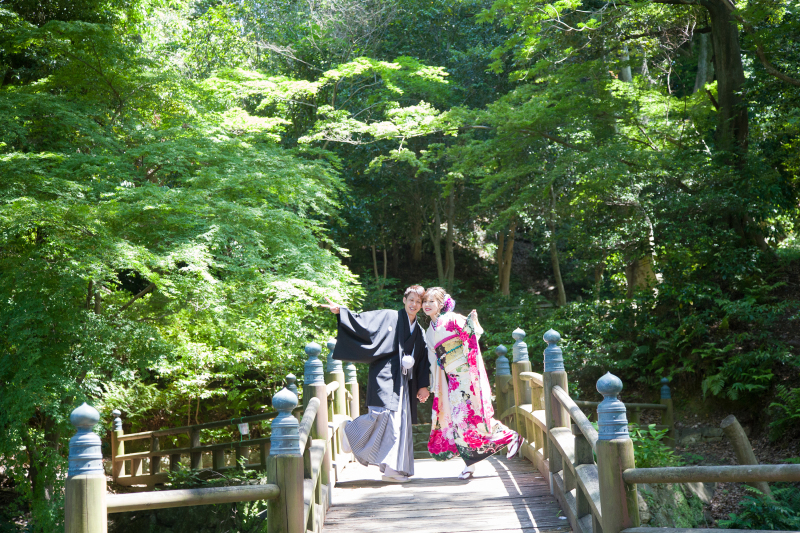 お二人らしい明るく楽しい写真☆