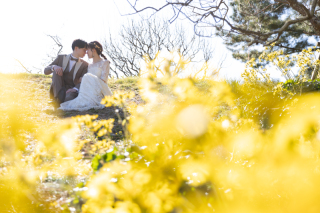 【フラワーパーク】洋装ロケーション撮影