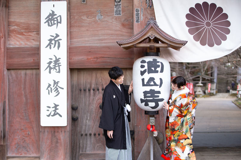 油山寺でのロケーション撮影スタート!